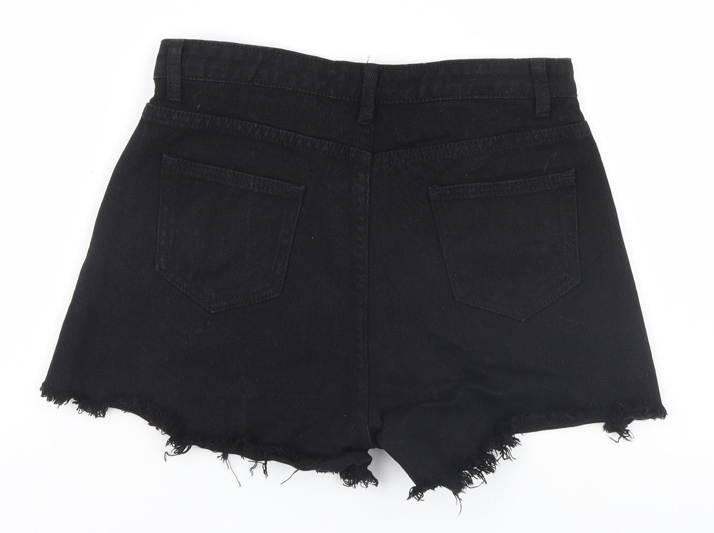 SheIn Womens Black   Cut-Off Shorts Size S