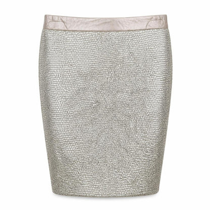 Miss Selfridge Womens Silver   Straight & Pencil Skirt Size 4