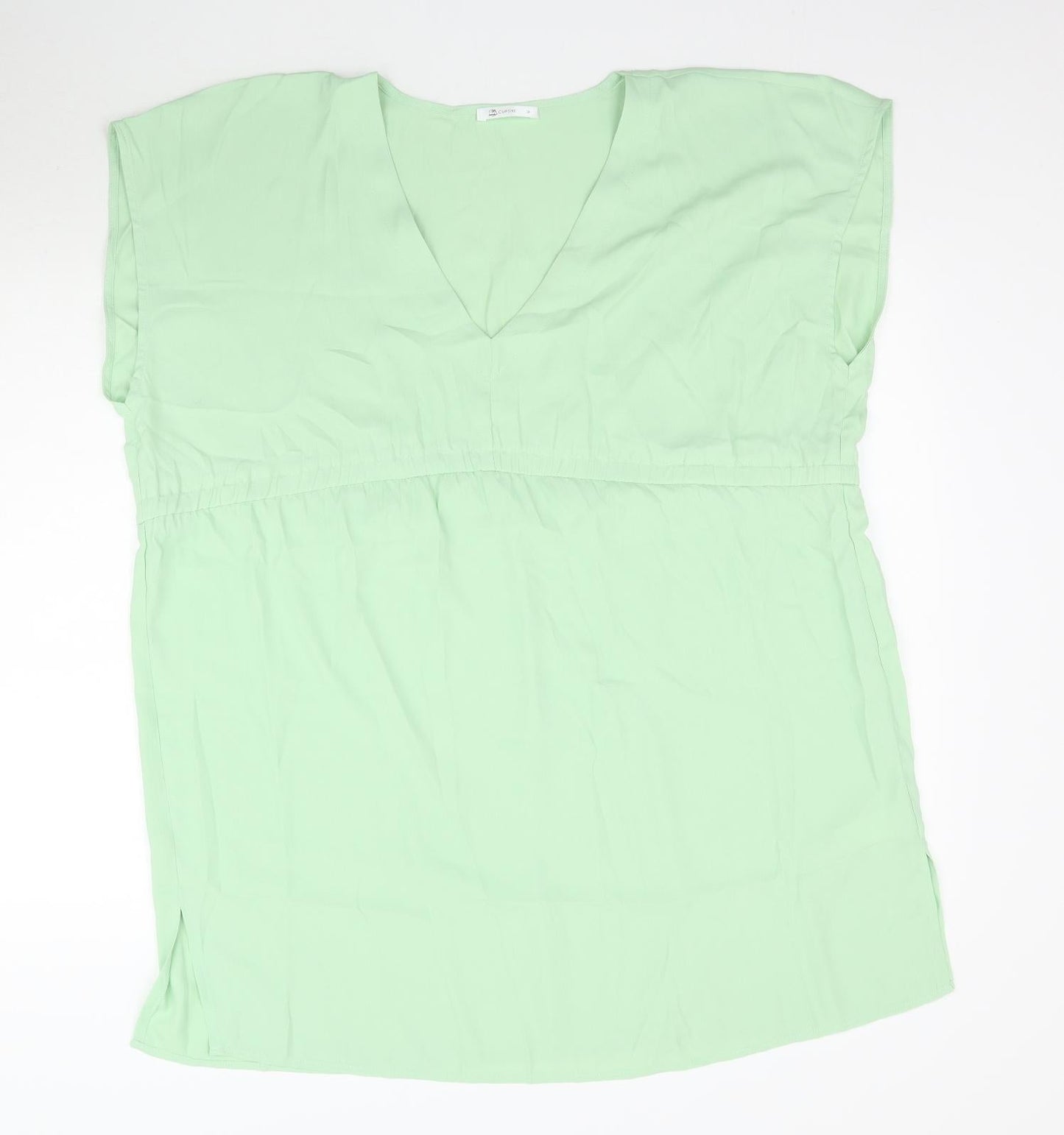 Cupshe Womens Green   Basic Blouse Size M