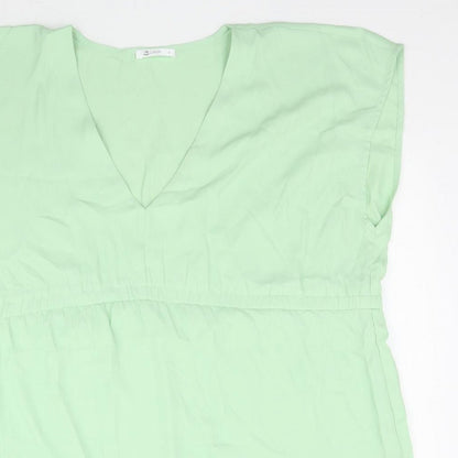 Cupshe Womens Green   Basic Blouse Size M