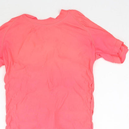 Firefly Womens Pink   Basic T-Shirt Size 8  - Bright Coral Colour