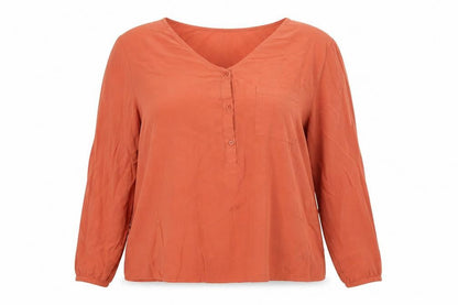 Womens UK Size 18 R EDITION Orange Basic Blouse