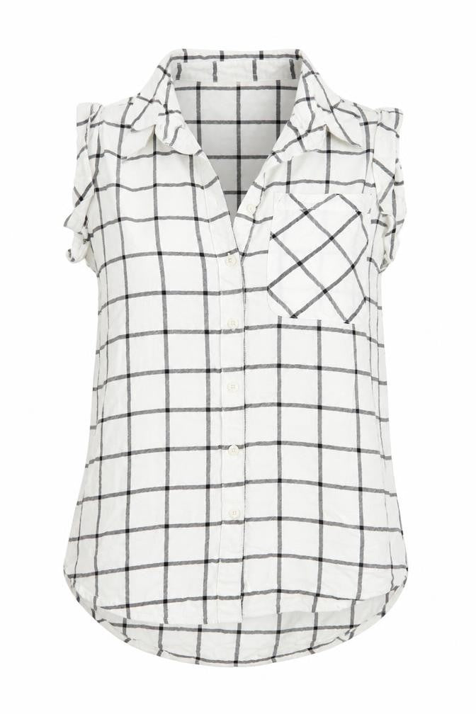 Womens UK Size 8 Matalan White Basic Button-Up