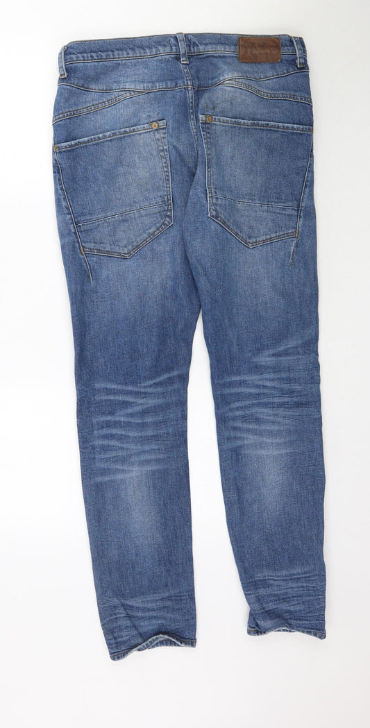River Island Womens Blue  Denim Skinny Jeans Size 32 L31 in