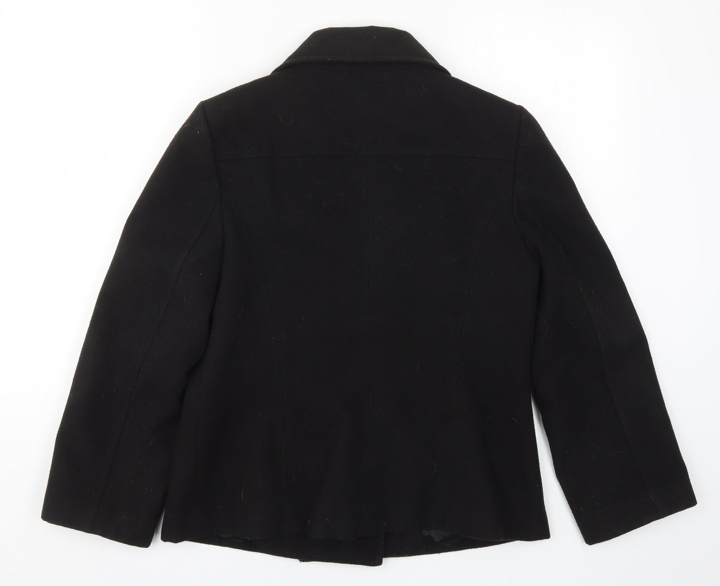 Papaya Womens Black   Pea Coat Coat Size 12