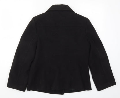 Papaya Womens Black   Pea Coat Coat Size 12
