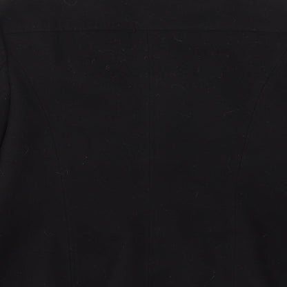 Papaya Womens Black   Pea Coat Coat Size 12