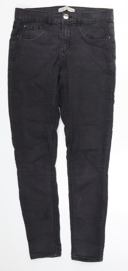 George Womens Grey  Denim Skinny Jeans Size 10 L28 in