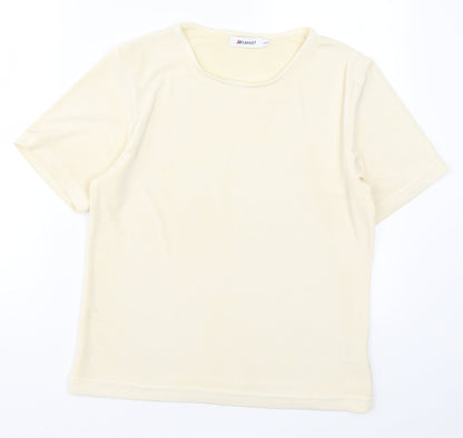 Womens UK Size 16 Damart Beige Basic T-Shirt