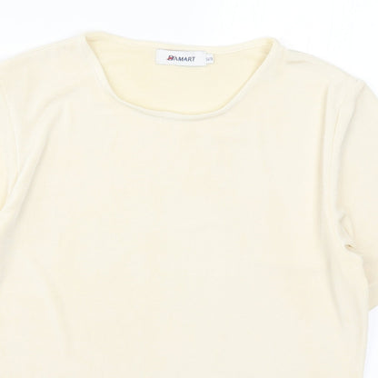 Womens UK Size 16 Damart Beige Basic T-Shirt