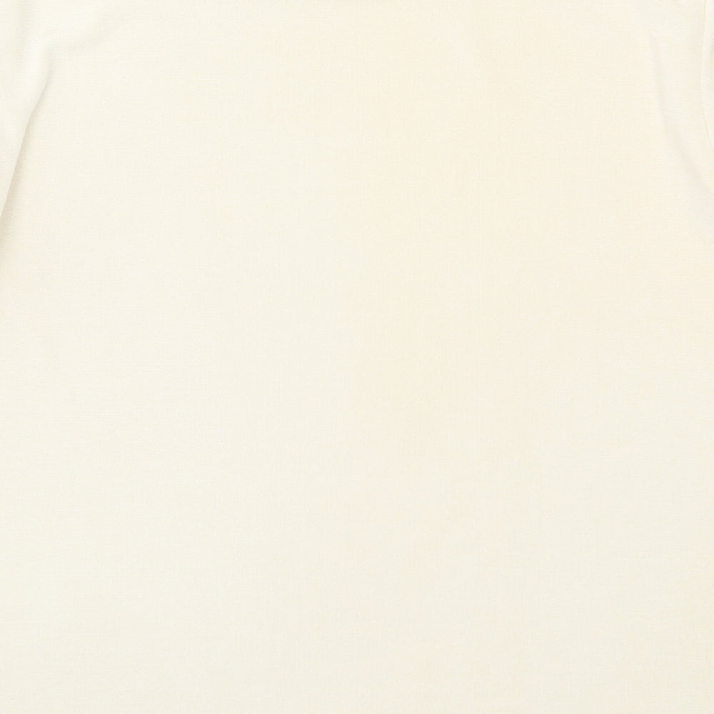 Womens UK Size 16 Damart Beige Basic T-Shirt