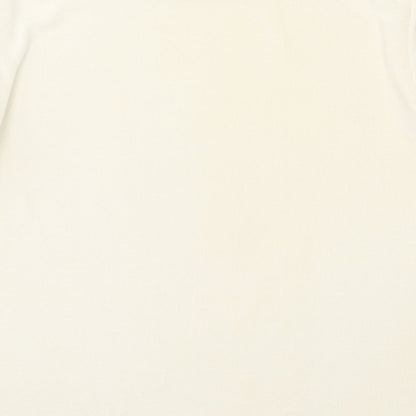 Womens UK Size 16 Damart Beige Basic T-Shirt