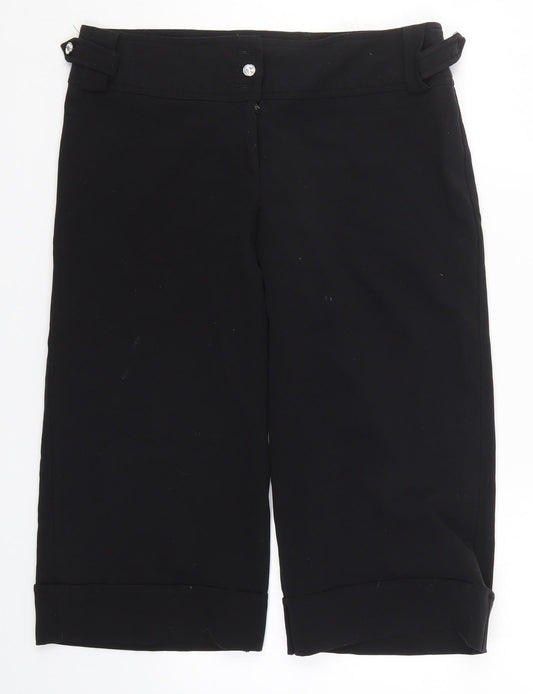 Select Womens Black   Bermuda Shorts Size 8