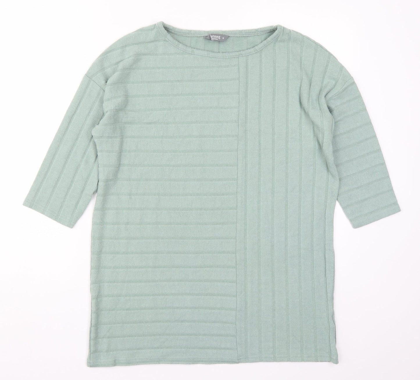 Nutmeg Womens Green   Pullover Jumper Size 12