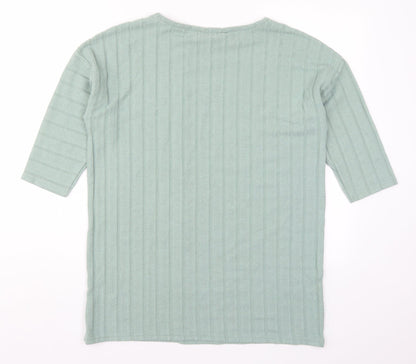 Nutmeg Womens Green   Pullover Jumper Size 12