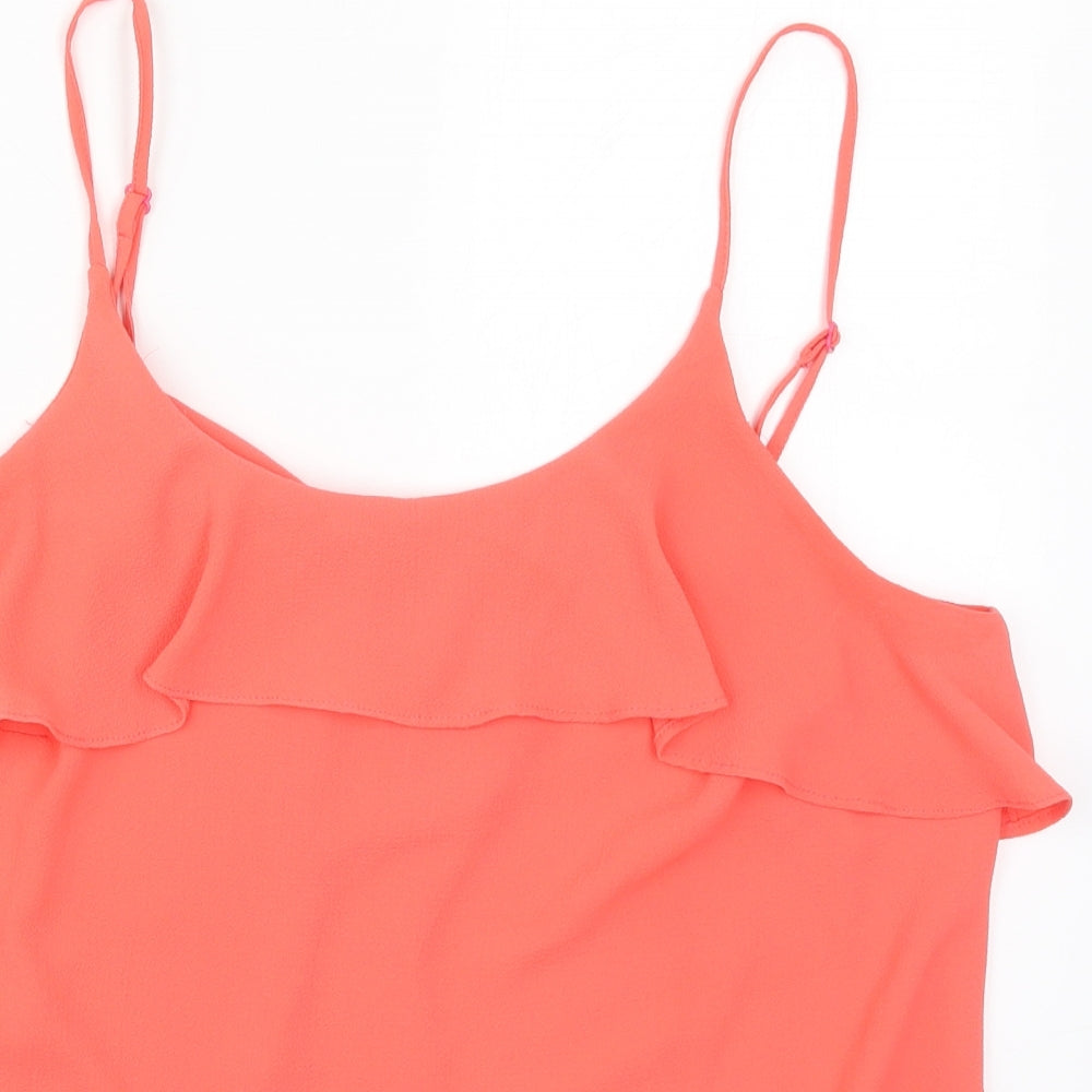 Papaya Womens Pink   Basic Tank Size 14