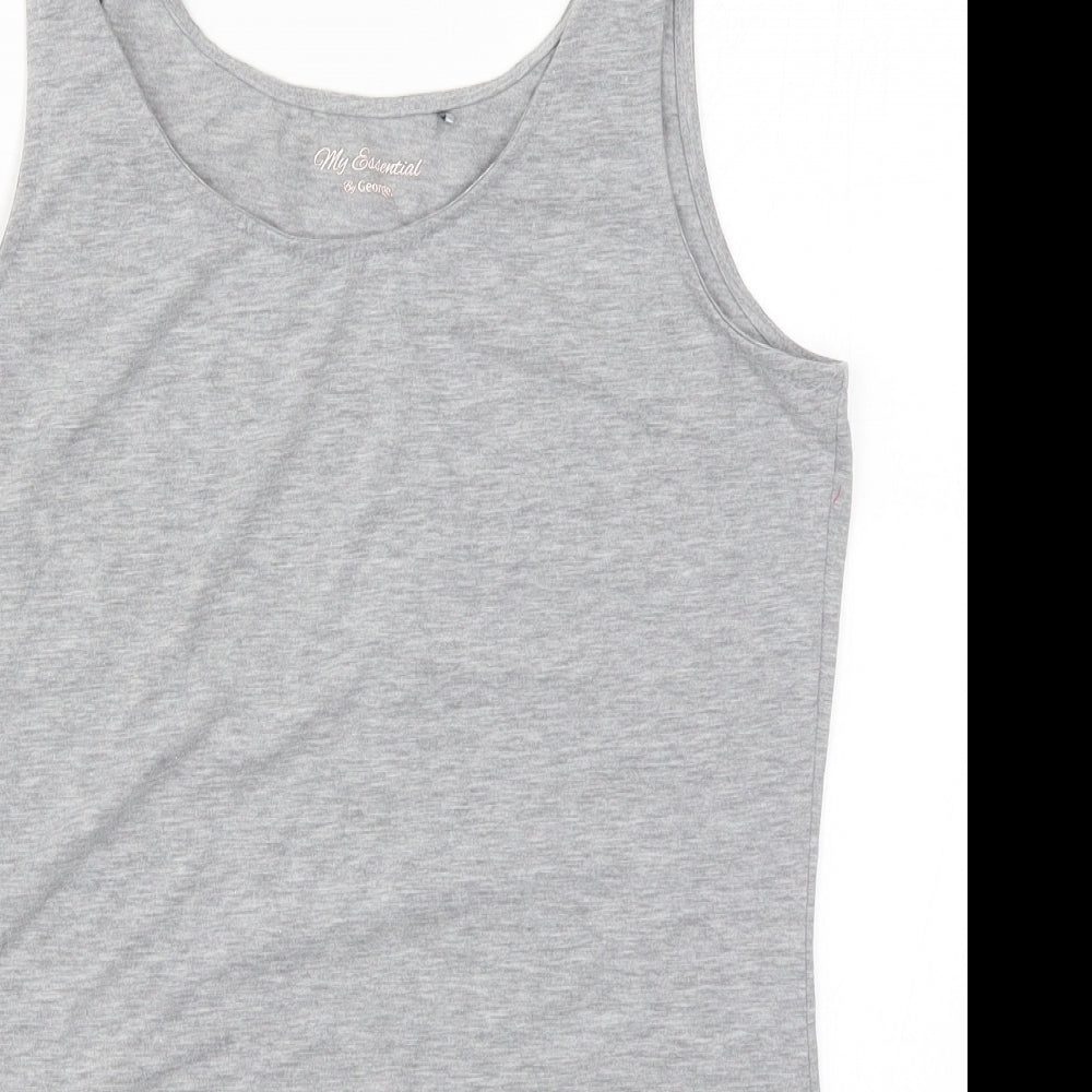 George Womens Grey   Basic Tank Size 14