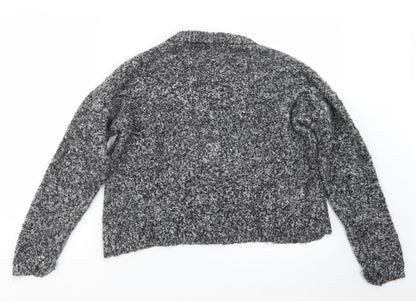 Womens UK Size 12 Topshop Grey Pullover Jumper