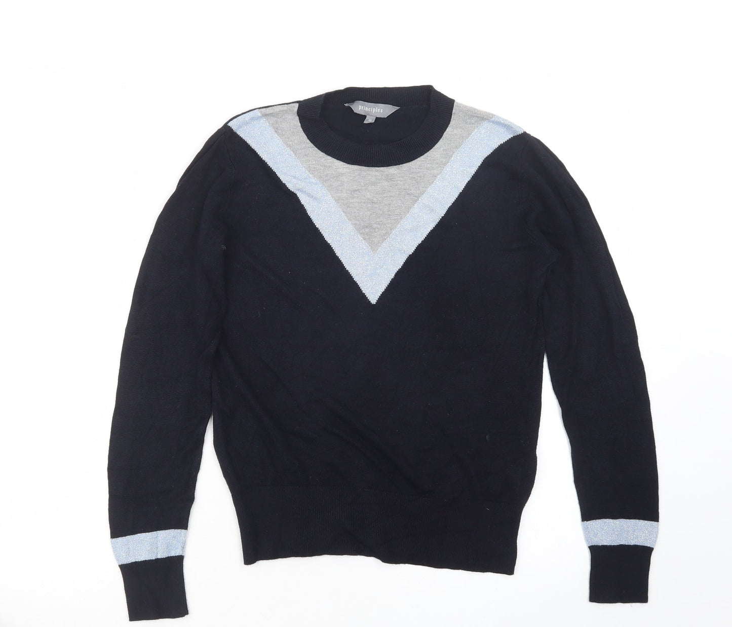 Womens UK Size 10 Principles Blue Pullover Jumper