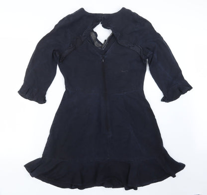 Dorothy Perkins Womens Blue   T-Shirt Dress  Size 12