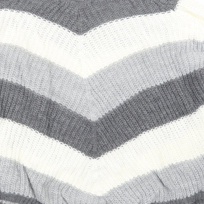 Womens UK Size S Cameo Rose Grey Pullover Jumper