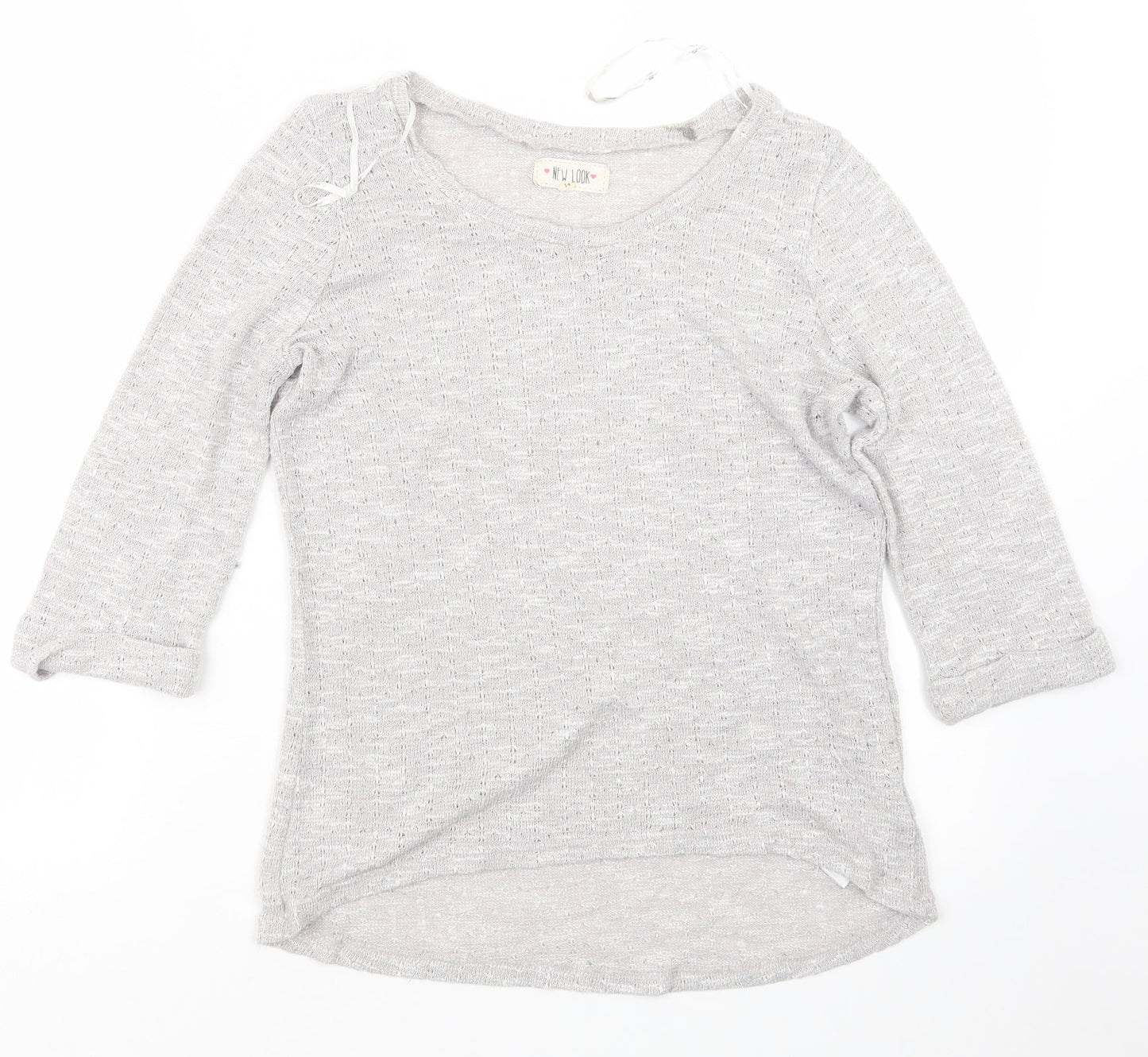 Womens UK Size 14 New Look Grey Pullover Jumper