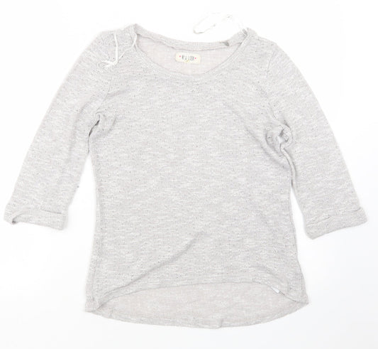 Womens UK Size 14 New Look Grey Pullover Jumper