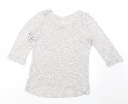 Womens UK Size 14 New Look Grey Pullover Jumper
