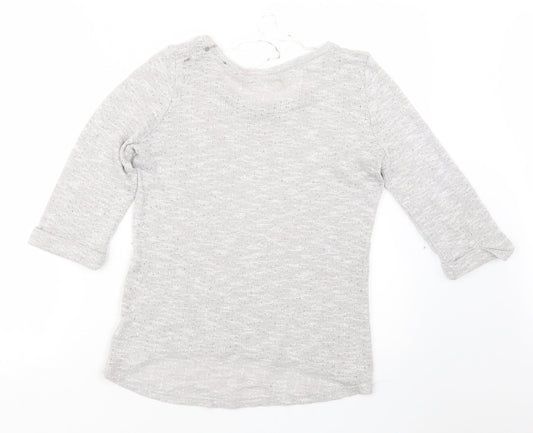 Womens UK Size 14 New Look Grey Pullover Jumper