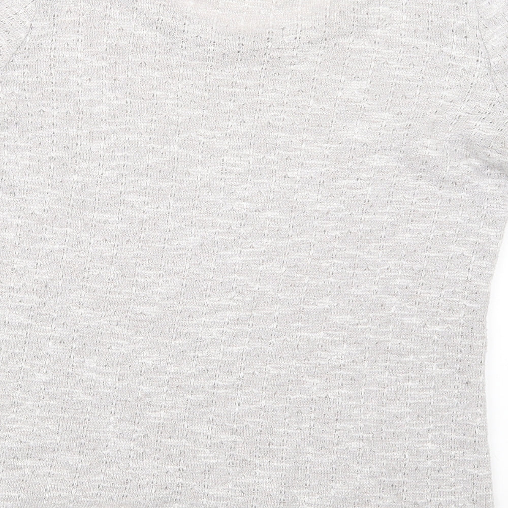 Womens UK Size 14 New Look Grey Pullover Jumper