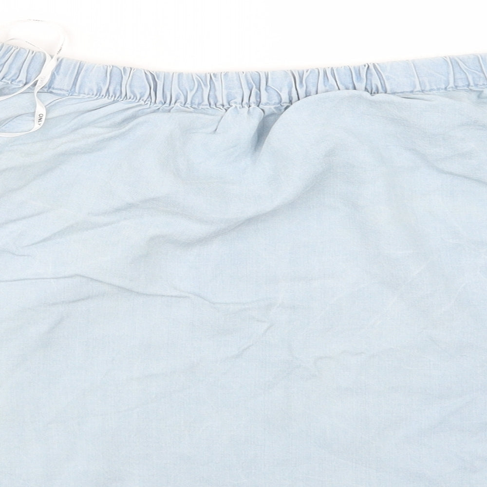 Only Womens Blue   Basic Blouse Size 6