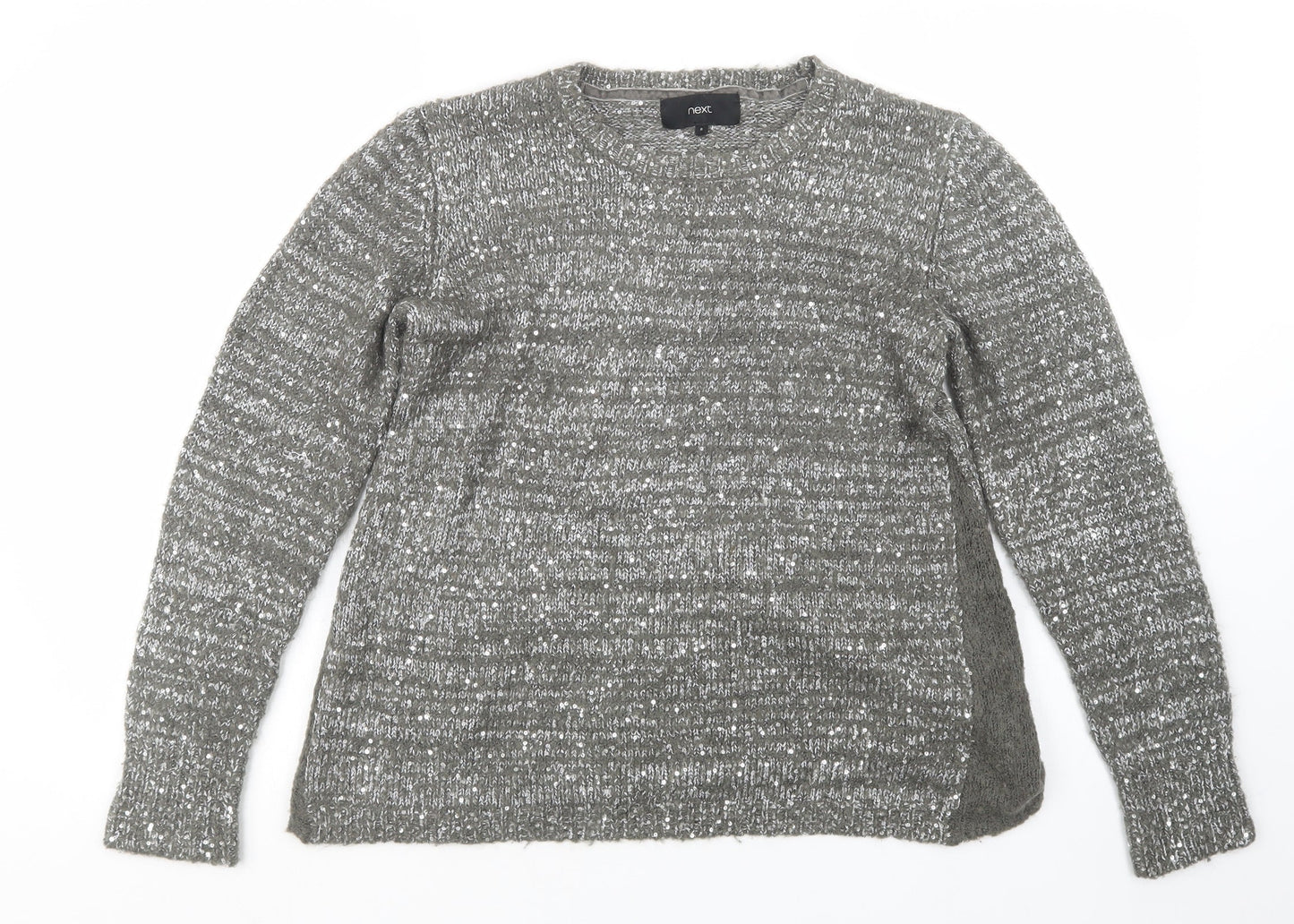 Womens UK Size 8 NEXT Grey Pullover Jumper