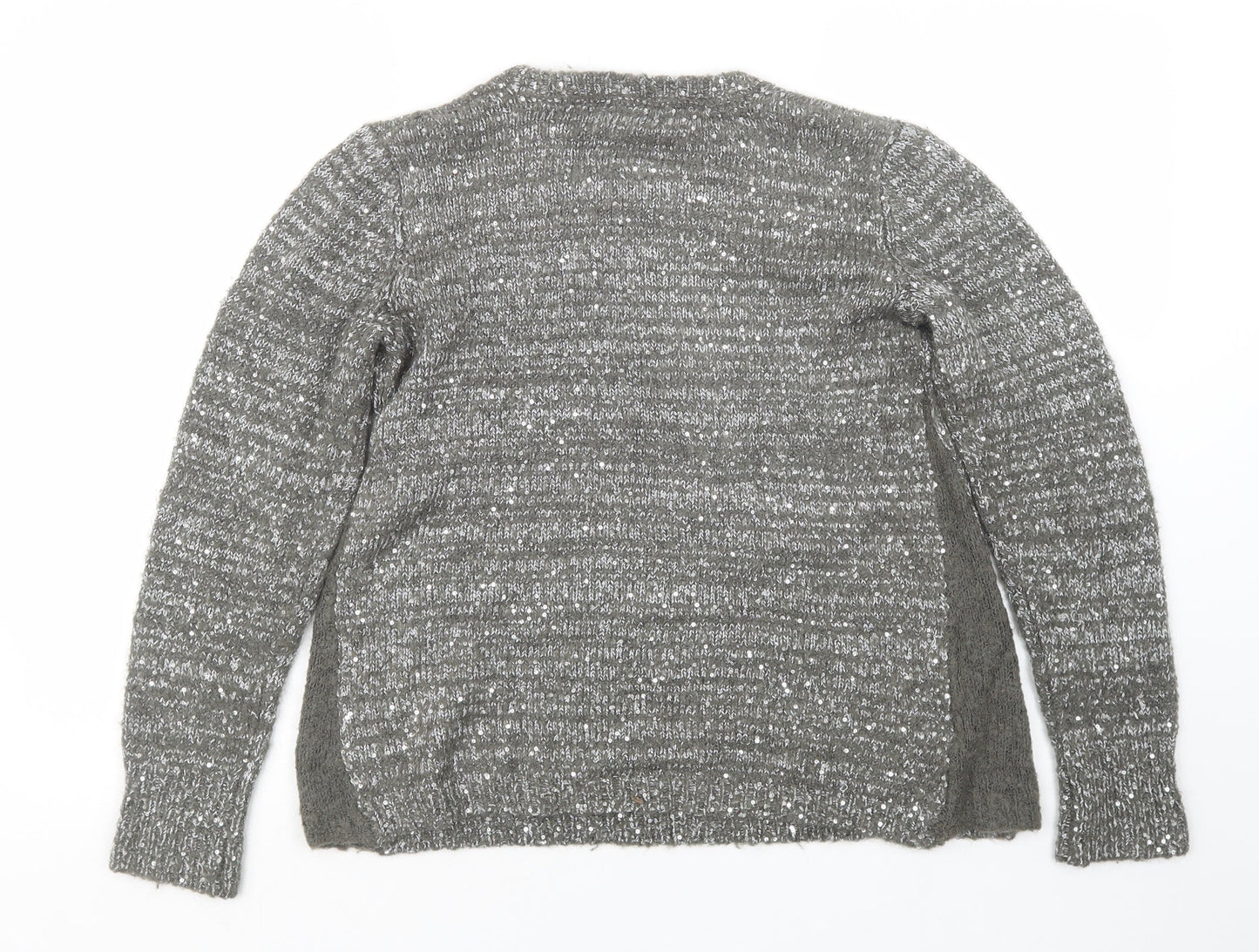 Womens UK Size 8 NEXT Grey Pullover Jumper