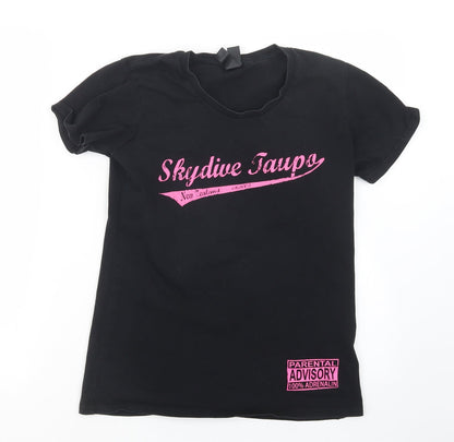 Sketch Womens Black   Basic T-Shirt Size M