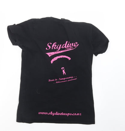 Sketch Womens Black   Basic T-Shirt Size M