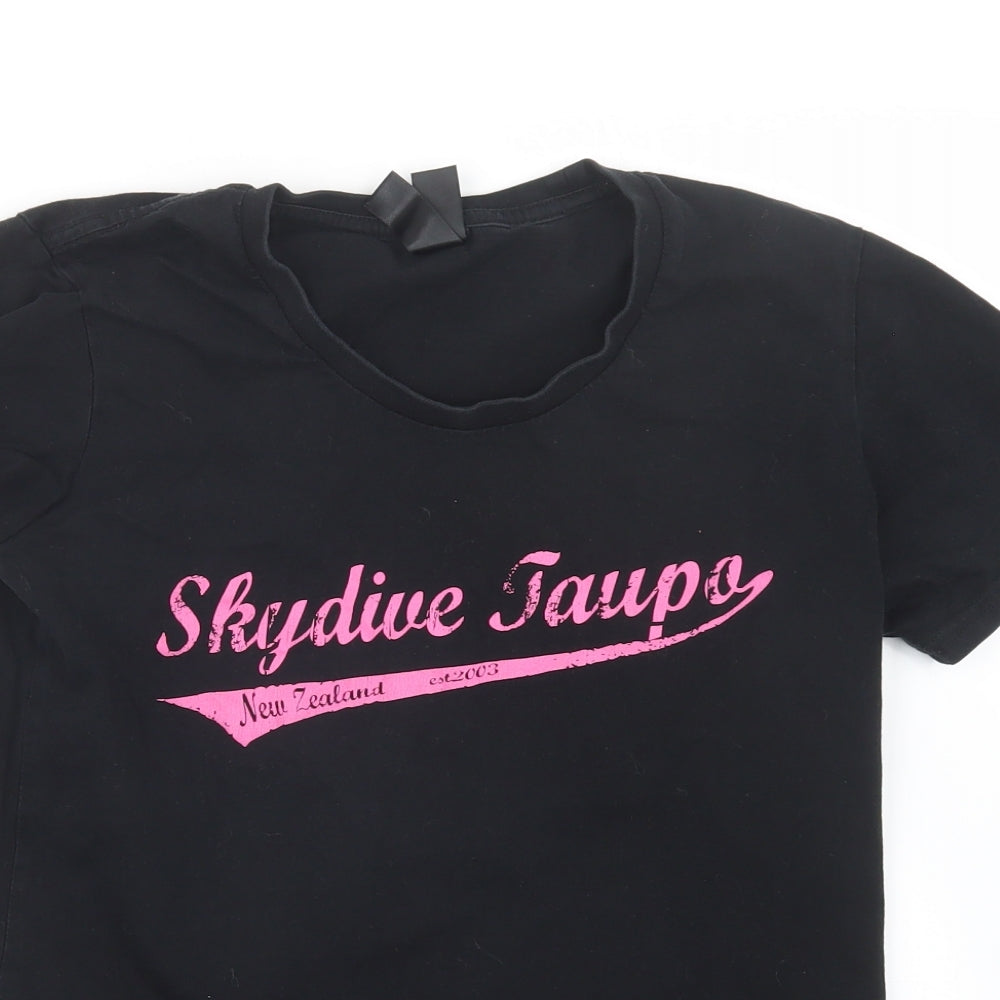 Sketch Womens Black   Basic T-Shirt Size M