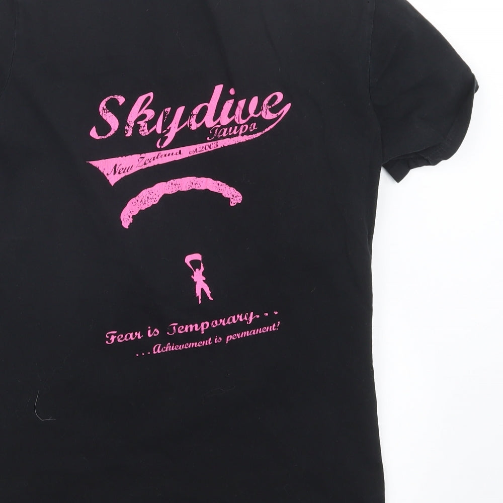 Sketch Womens Black   Basic T-Shirt Size M