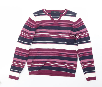 Womens UK Size 10 EWM Purple Pullover Jumper