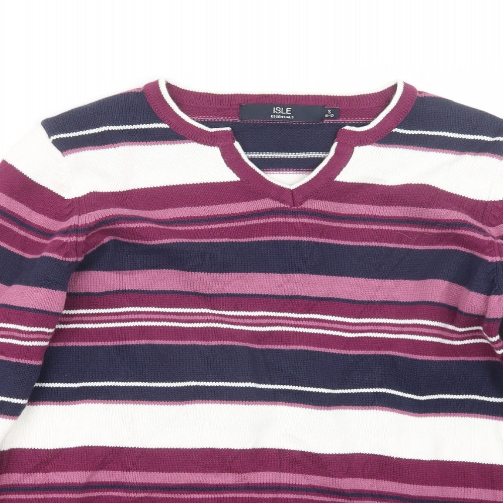 Womens UK Size 10 EWM Purple Pullover Jumper