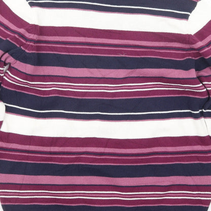 Womens UK Size 10 EWM Purple Pullover Jumper