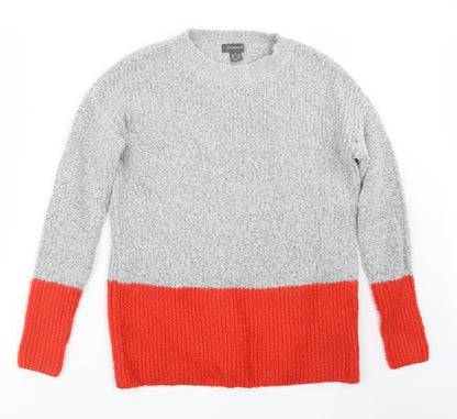 Primark Womens Grey  Knit Pullover Jumper Size 6