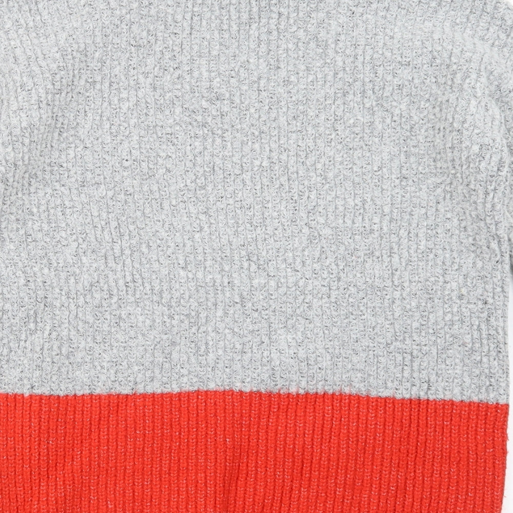 Primark Womens Grey  Knit Pullover Jumper Size 6