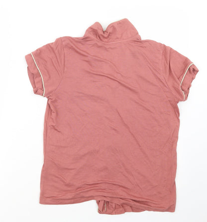 Very Womens Pink Geometric  Top Pyjama Top Size 12