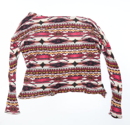 Womens UK Size S Divided by H&M Pink Cardigan Jumper