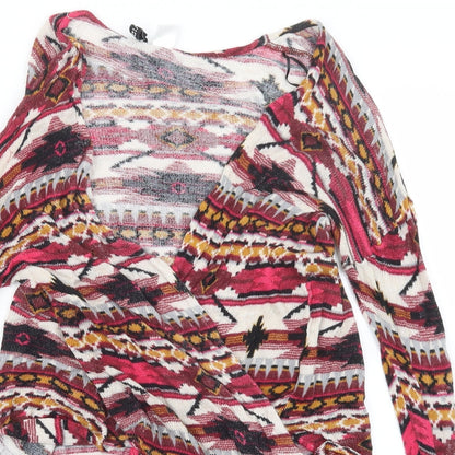 Womens UK Size S Divided by H&M Pink Cardigan Jumper