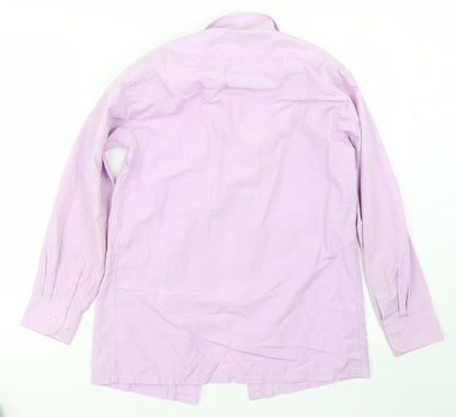 device Boys Purple   Basic Button-Up Size 11-12 Years