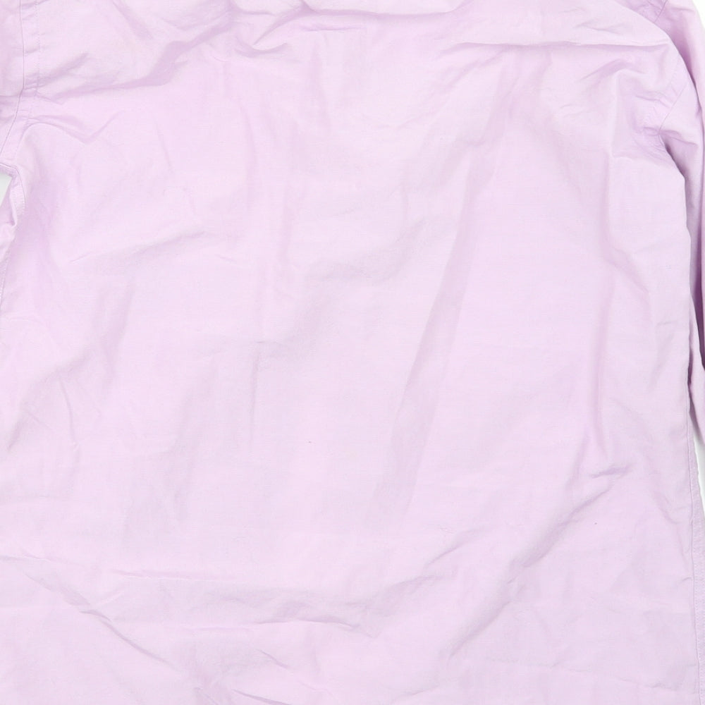 device Boys Purple   Basic Button-Up Size 11-12 Years