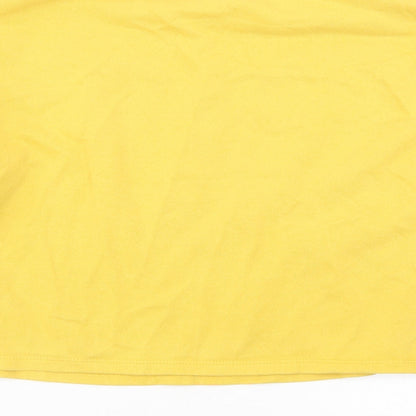 Womens UK Size S Divided by H&M Yellow Pullover Jumper