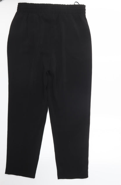 Womens UK Size 10 Papaya Regular Fit  Black Trousers