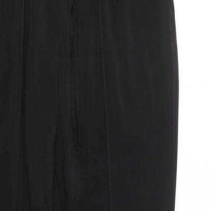 Womens UK Size 10 Papaya Regular Fit  Black Trousers